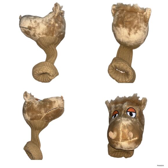 Camel Golf Club Driver Head Cover Camel-o-shy Golfing Pupet - Picture 2 of 2